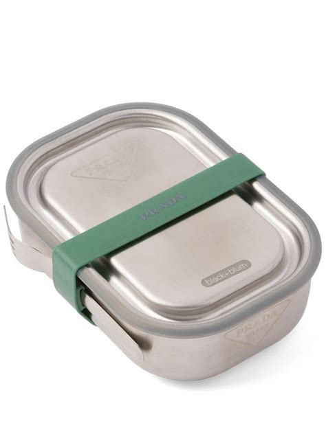 prada stainless lunch box.